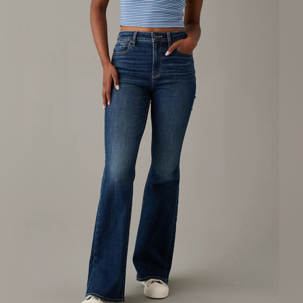 AE Next Level Super High-Waisted Flare Jean